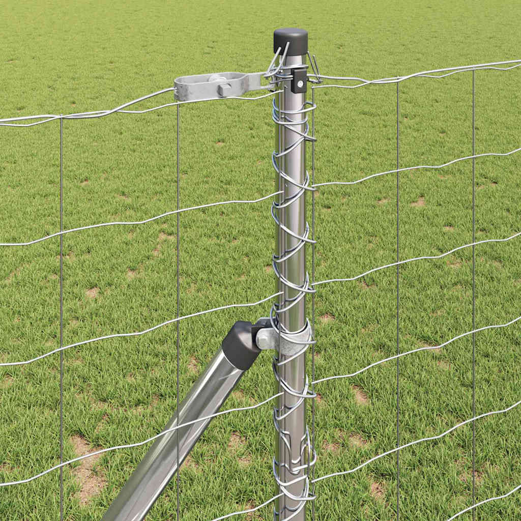 Kültéri Euro Kerítés Talaj Rögzítő 10 x 1 m Horganyzott Acél