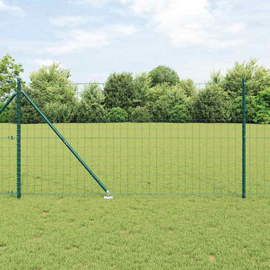 Európa kerítés tüskékkel 10 x 1,2 m PVC-bevonatos acél Zöld