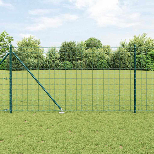 Európa kerítés tüskékkel 10 x 1,2 m PVC-bevonatos acél Zöld