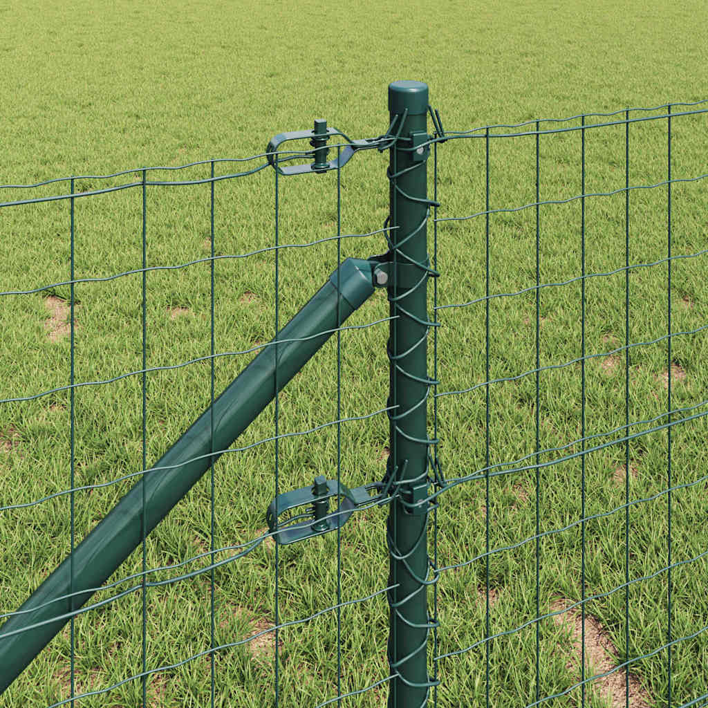 Európa kerítés tüskékkel 25 x 0,6 m PVC-bevonatos acél Zöld