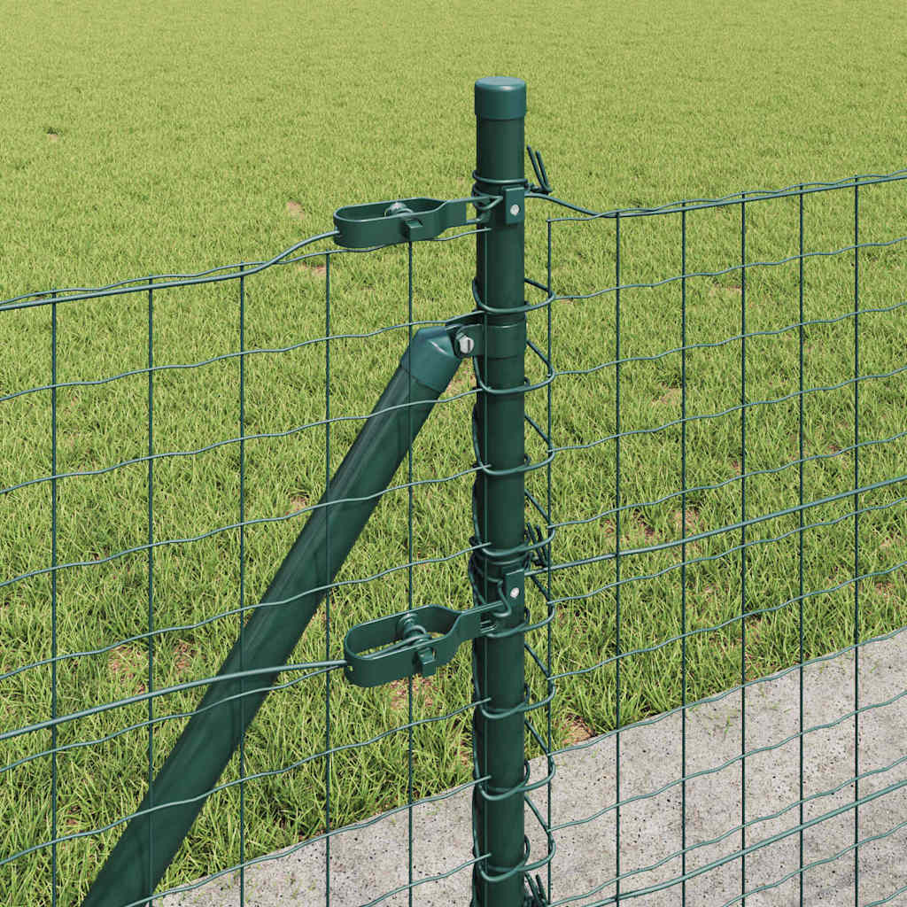 Europai kerítés beton alaplappal 10 x 0,6 m PVC-bevonatos acél