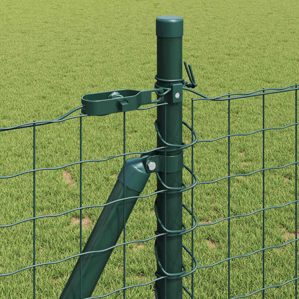 Europai kerítés beton alaplappal 10 x 1 m PVC-bevonatos acél