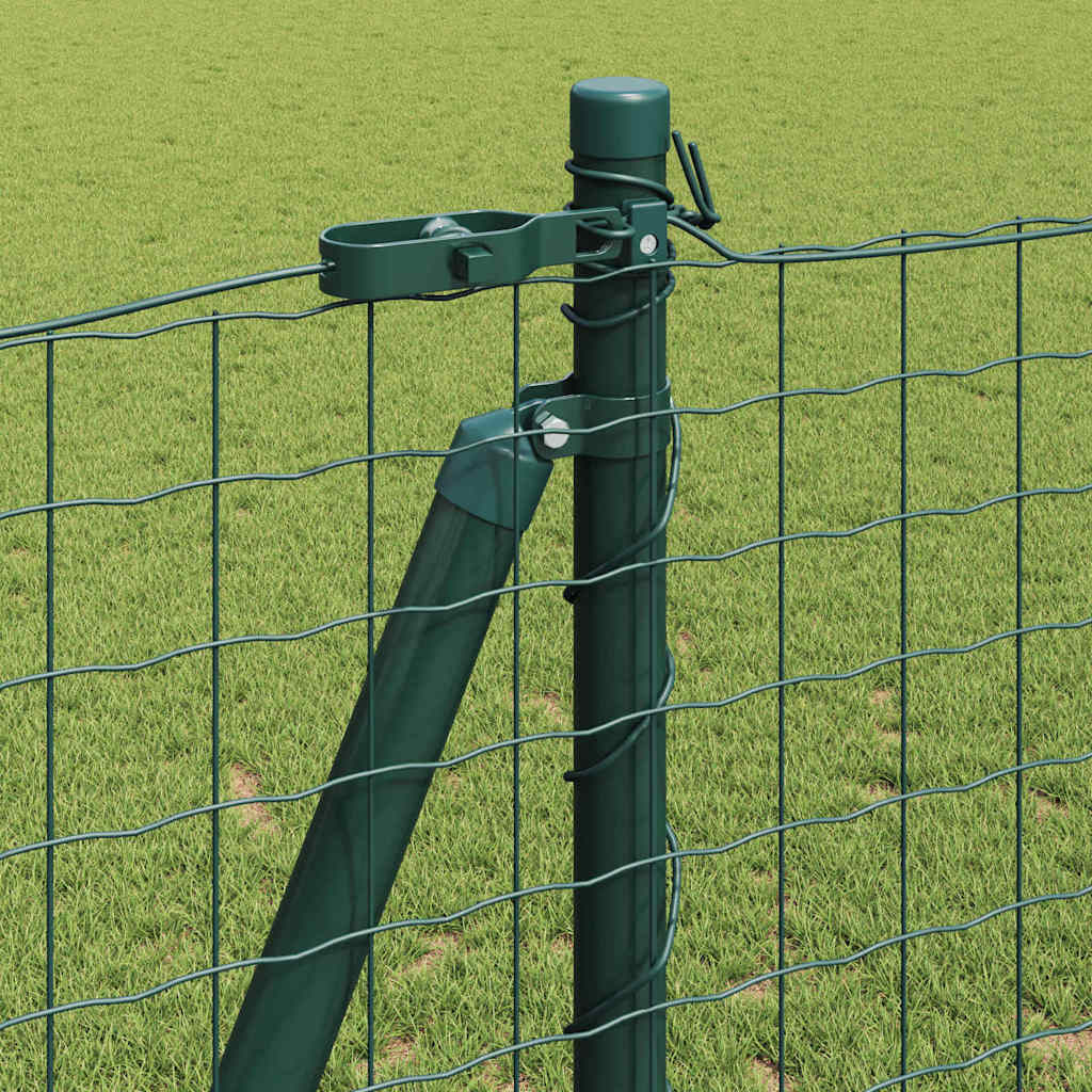 Europai kerítés beton alaplappal 10 x 1,2 m PVC-bevonatos acél
