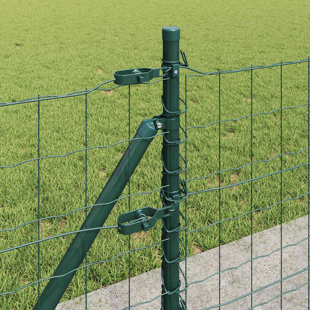 Europai kerítés beton alaplappal 10 x 0,6 m PVC-bevonatos acél