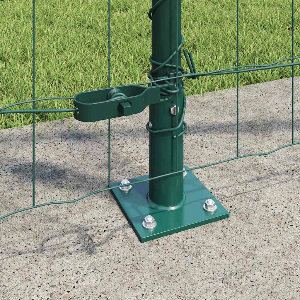 Europai kerítés beton alaplappal 10 x 1,2 m PVC-bevonatos acél