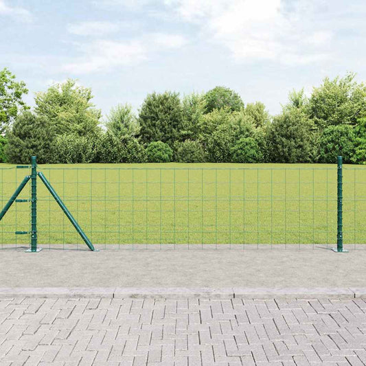 Europai kerítés beton alaplappal 10 x 0,6 m PVC-bevonatos acél