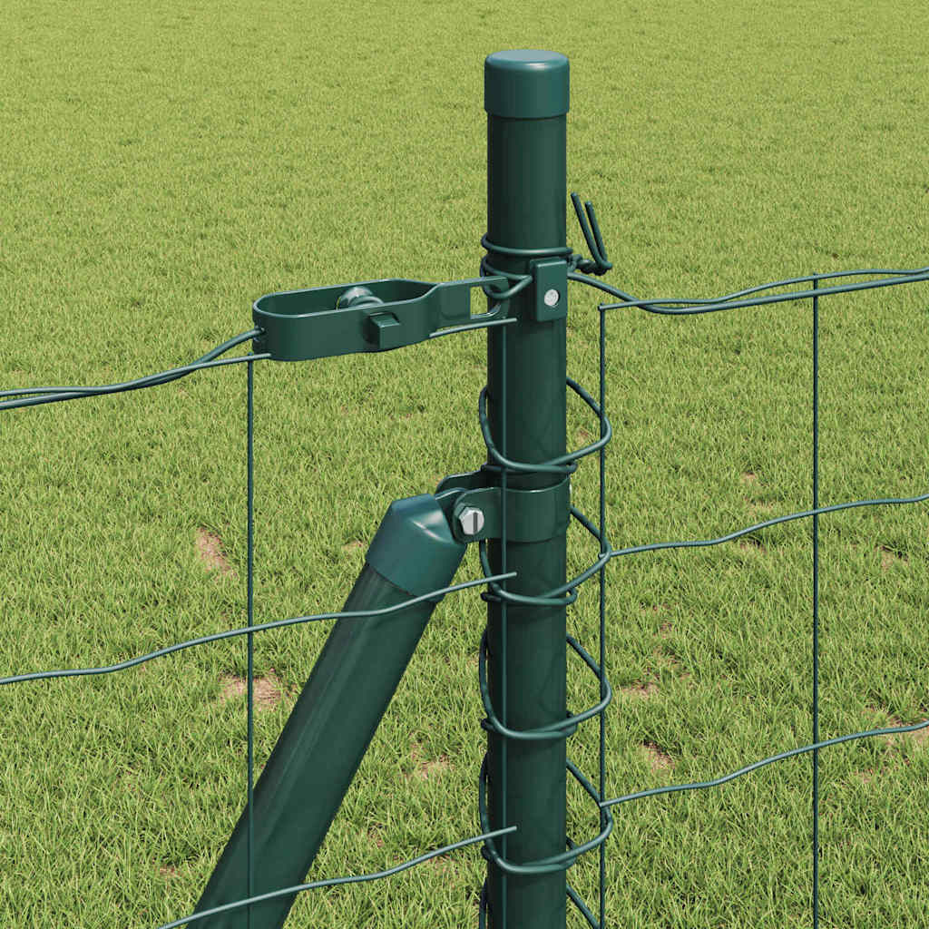 Europai kerítés beton alapval 10 x 0,8 m PVC-bevonatos acél