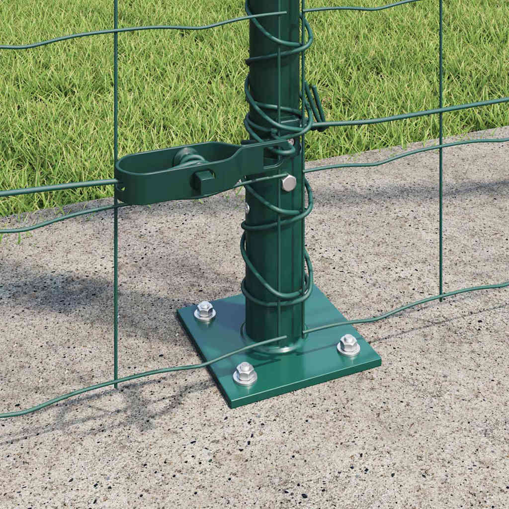 Europai kerítés beton alaplappal 10 x 1,5 m PVC-bevonatos acél