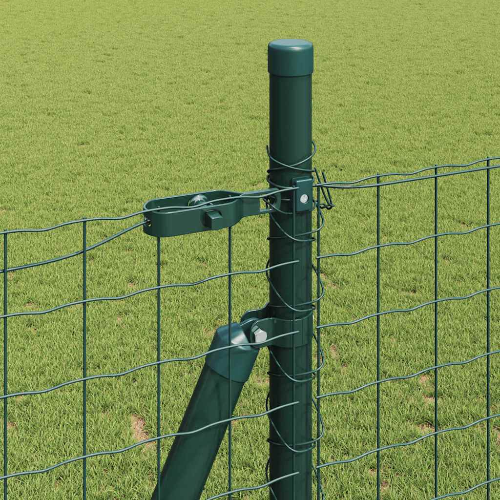 Europai kerítés beton alaplappal 25 x 1,2 m PVC-bevonatos acél