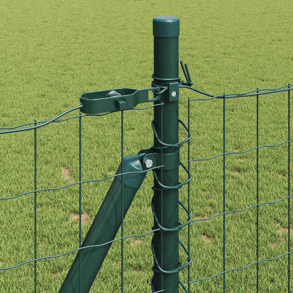 Europai kerítés beton alaplappal 25 x 1 m PVC-bevonatos acél