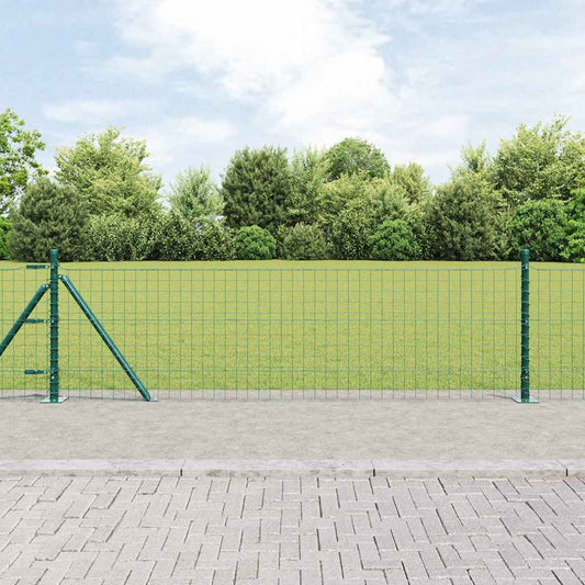 Europai kerítés beton alaplappal 50 x 0,6 m PVC-bevonatos acél