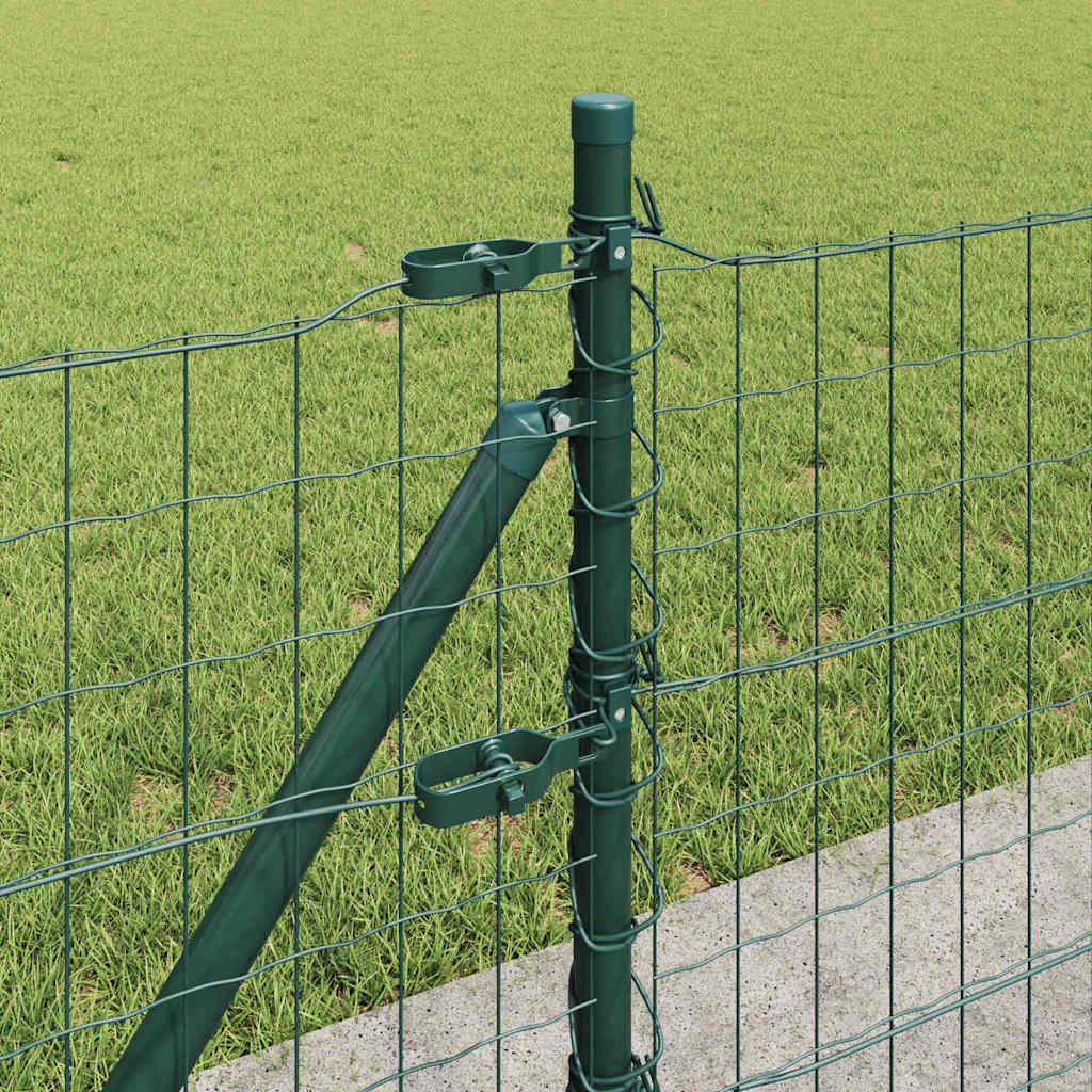Europai kerítés beton alaplappal 50 x 0,6 m PVC-bevonatos acél