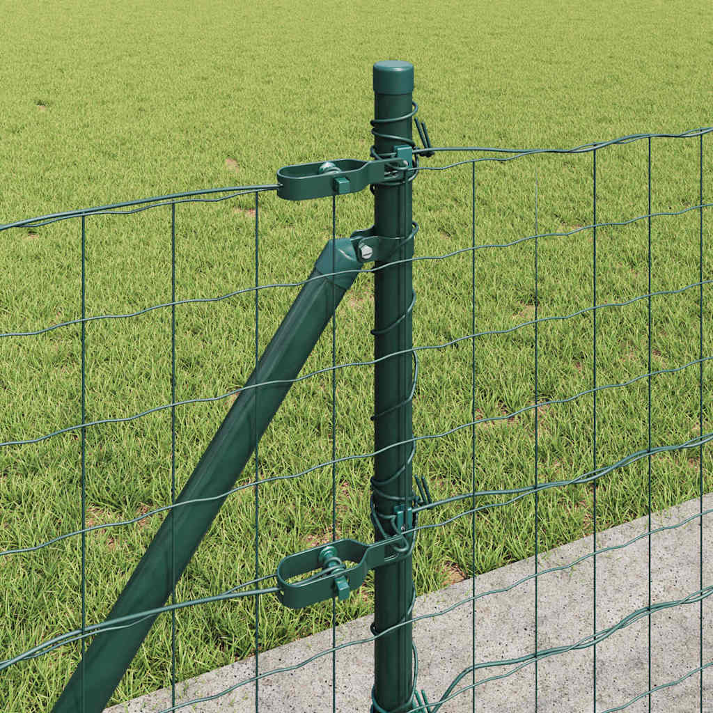 Europai kerítés beton alaplappal 10 x 0,6 m PVC-bevonatos acél