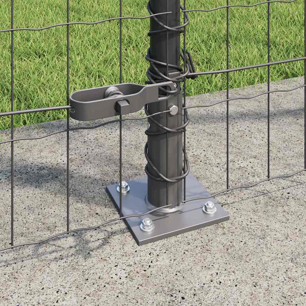 Europai kerítés beton alaplappal 10 x 1,6 m PVC-bevonatos acél