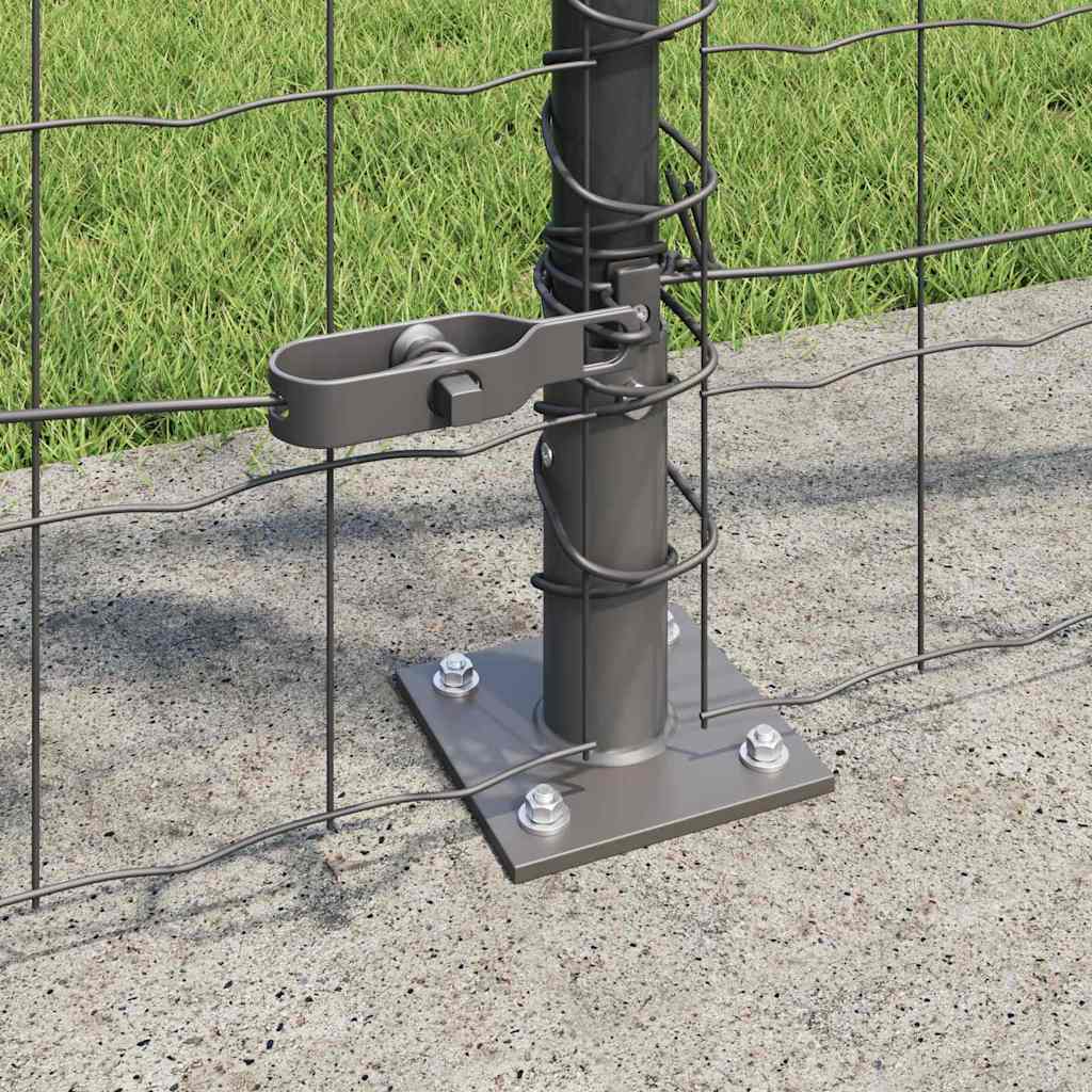 Europai kerítés beton alaplappal 10 x 1 m PVC-bevonatos acél