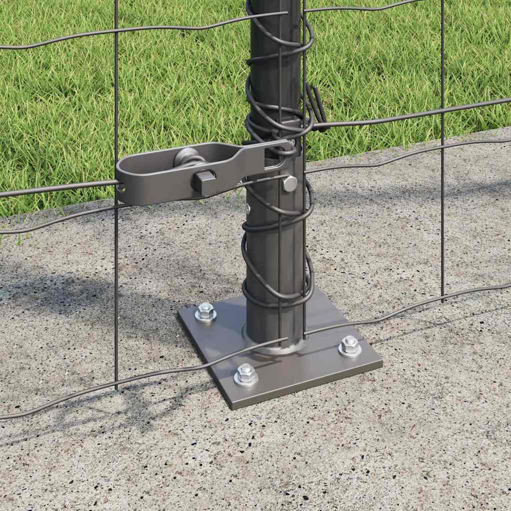 Europai kerítés beton alaplappal 10 x 1,6 m PVC-bevonatos acél