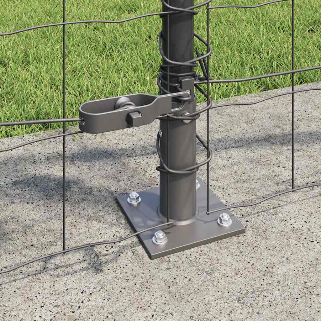 Europai kerítés beton alaplappal 25 x 1 m PVC-bevonatos acél
