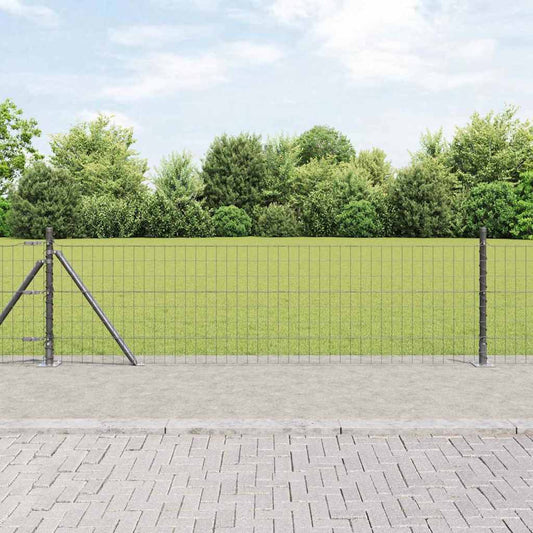 Europai kerítés beton alaplappal 50 x 0,6 m PVC-bevonatos acél