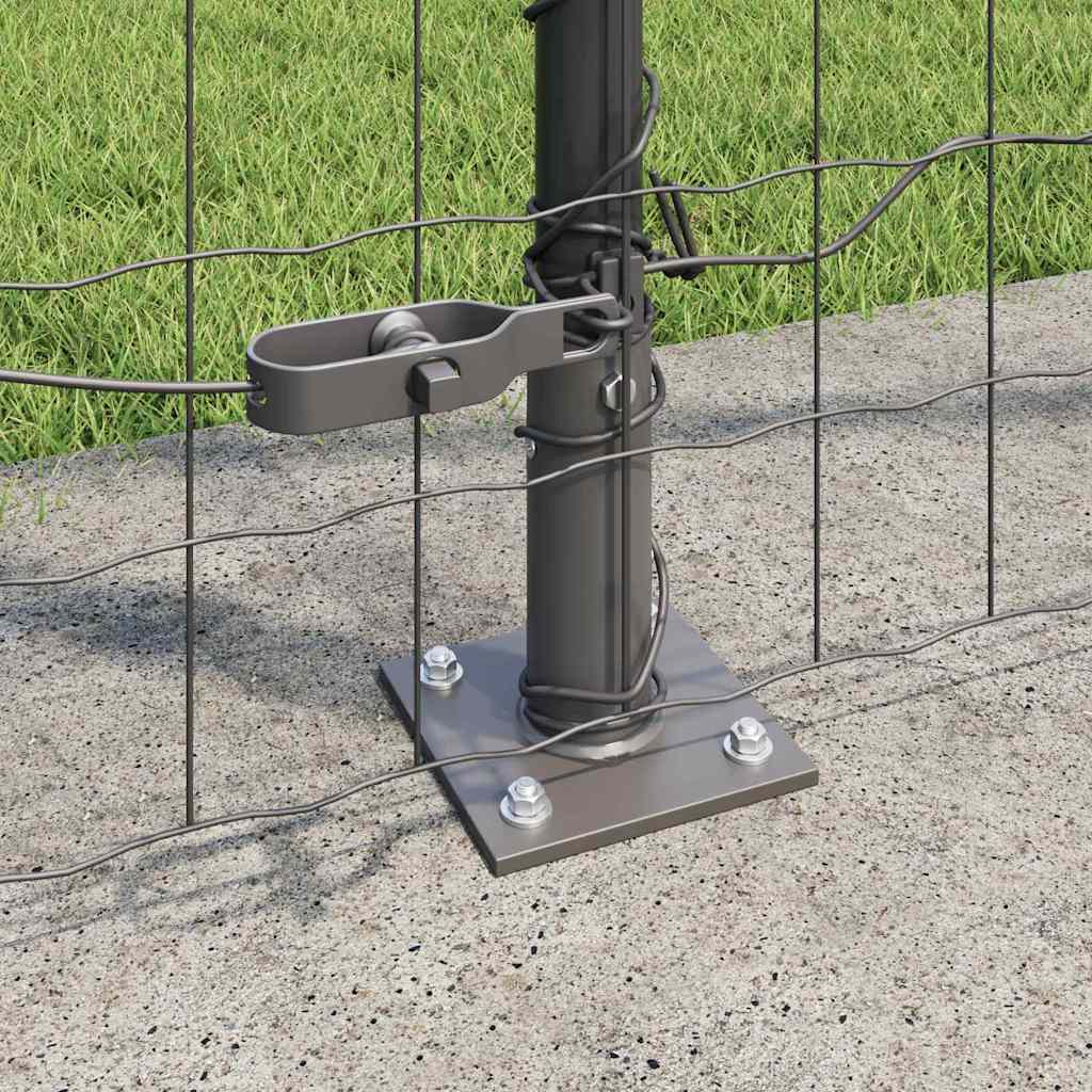Europai kerítés beton alaplappal 10 x 1,4 m PVC-bevonatos acél