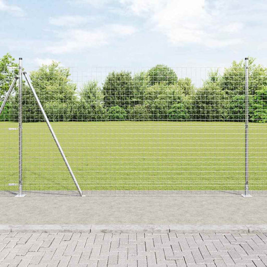 Europai kerítés beton alaplappal 10 x 1,4 m Horganyzott Acél