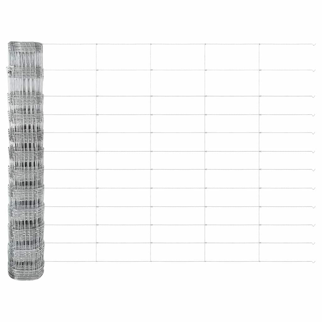 Kerítésoszlop Galvanizált 50 x 1,2 m Acél