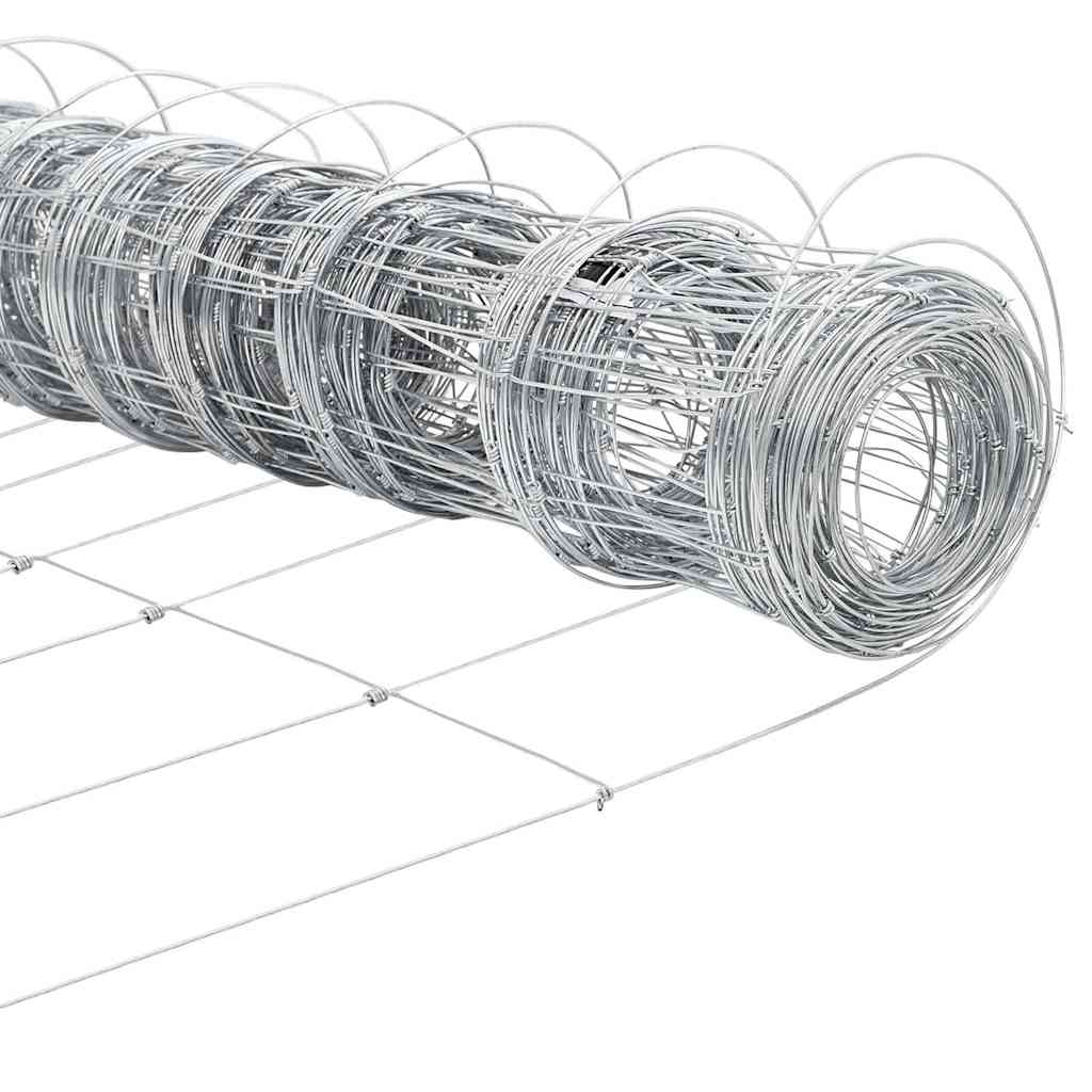 Kerítésoszlop Galvanizált 25 x 0,8 m Acél