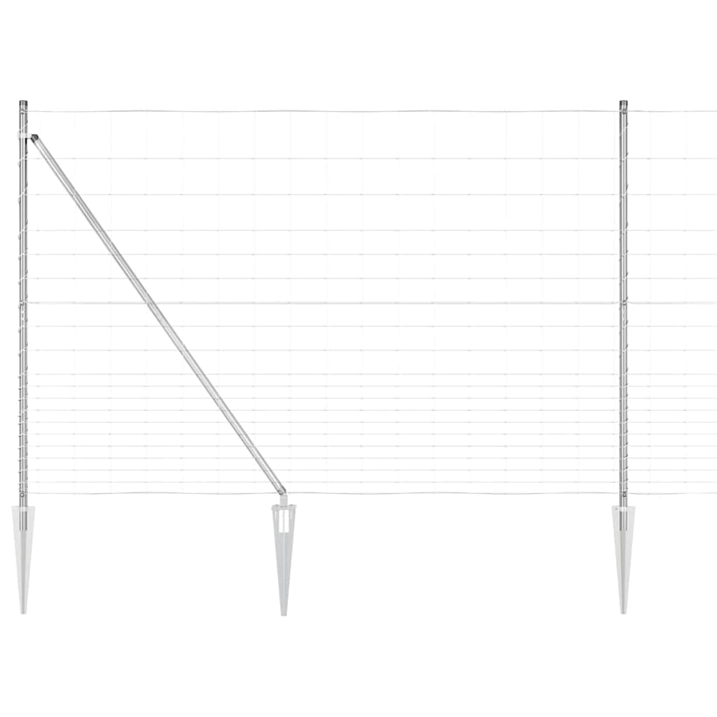 Hevederes drótkerítés tüskékkel 25 x 1,6 m Horganyzott Acél