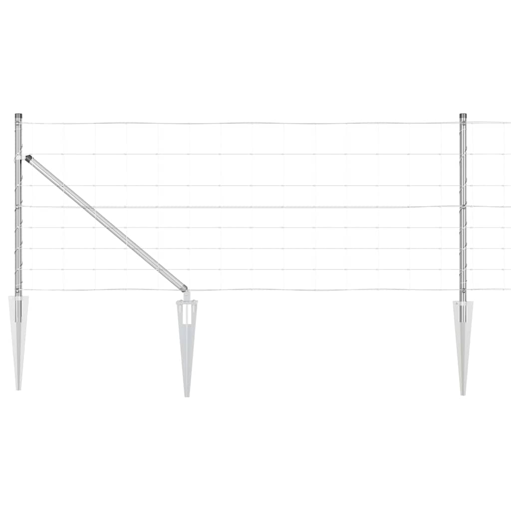 Hevederes drótkerítés tüskékkel 50 x 0,8 m Horganyzott Acél