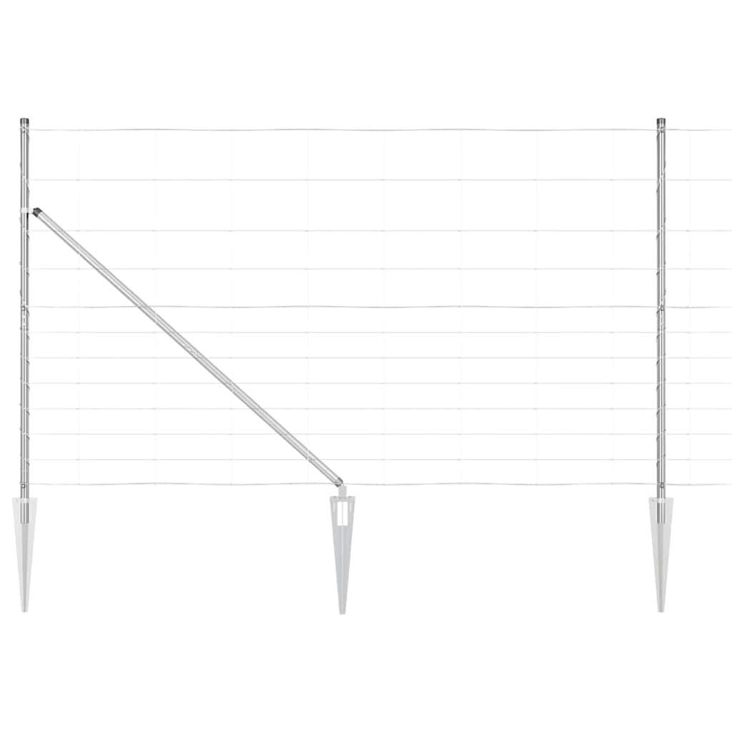 Hevederes drótkerítés tüskékkel 50 x 1,4 m Horganyzott Acél