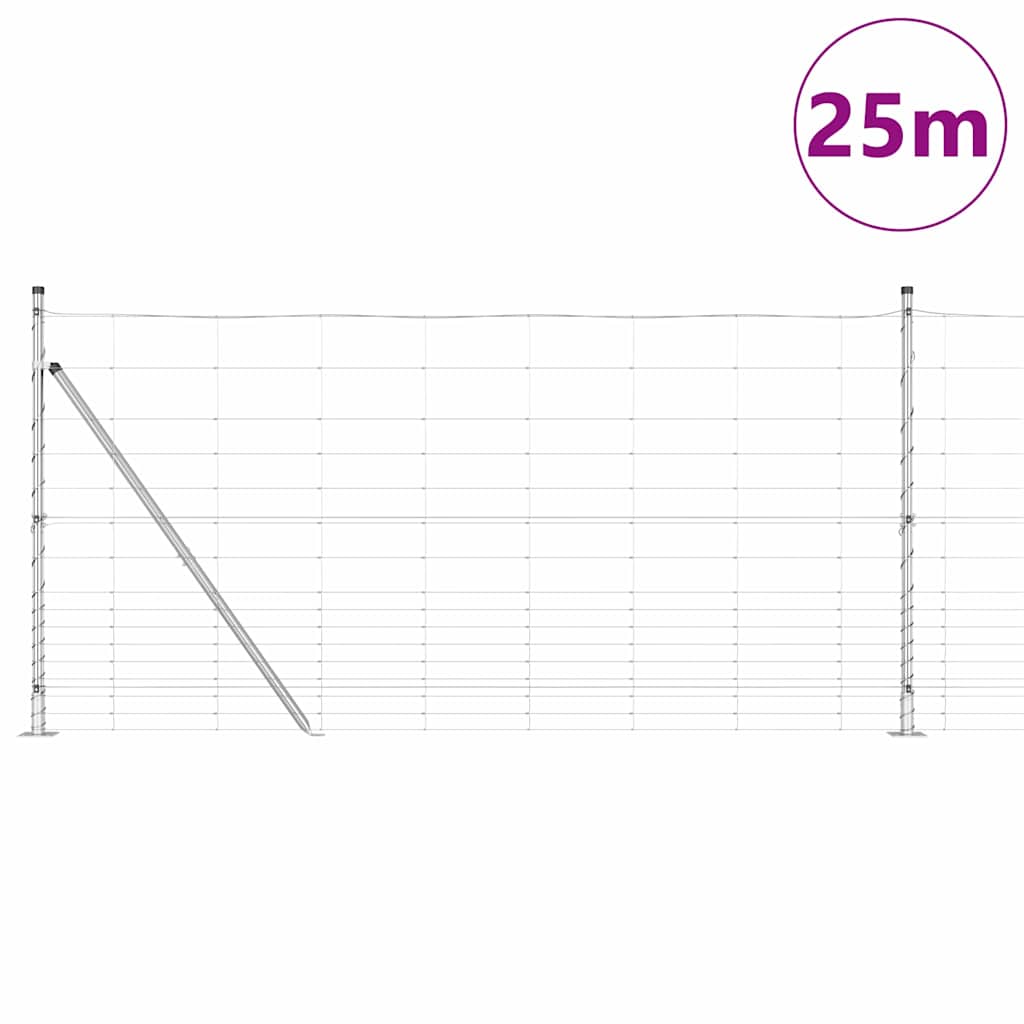 Hegesztett Drótháló Beton Alappal 25 x 1,2 m Horganyzott Acél