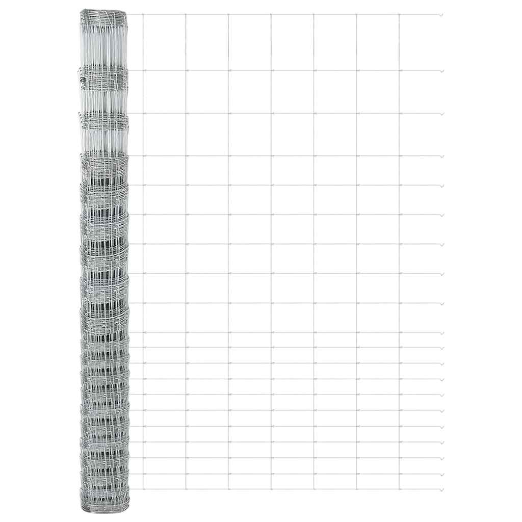 Hegesztett drótkerítés betonalappal 25 x 1,6 m Horganyzott Acél