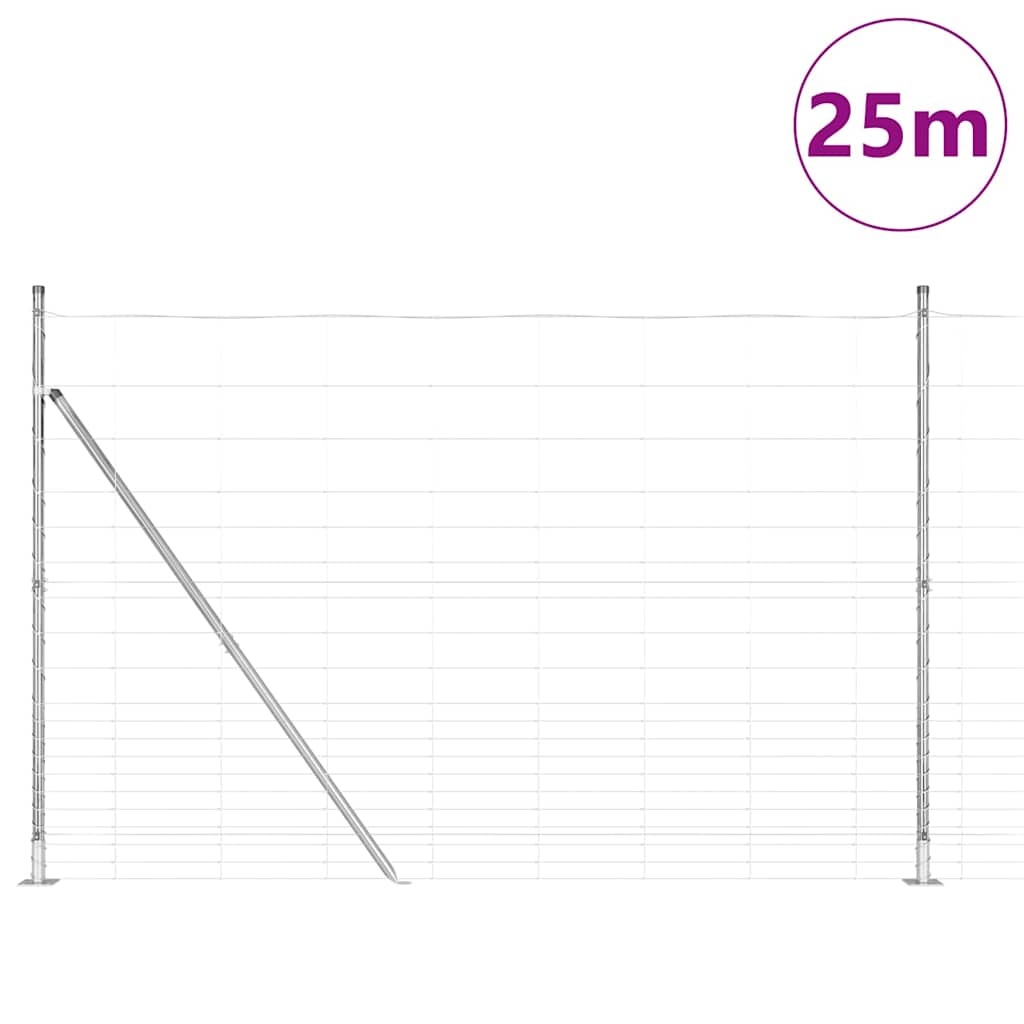 Hegesztett Drótháló Beton Alappal 25 x 1,6 m Horganyzott Acél