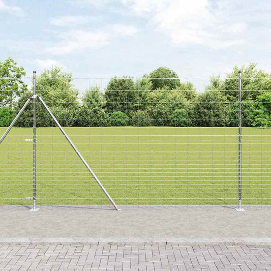 Hegesztett Drótháló Beton Alappal 25 x 1,6 m Horganyzott Acél
