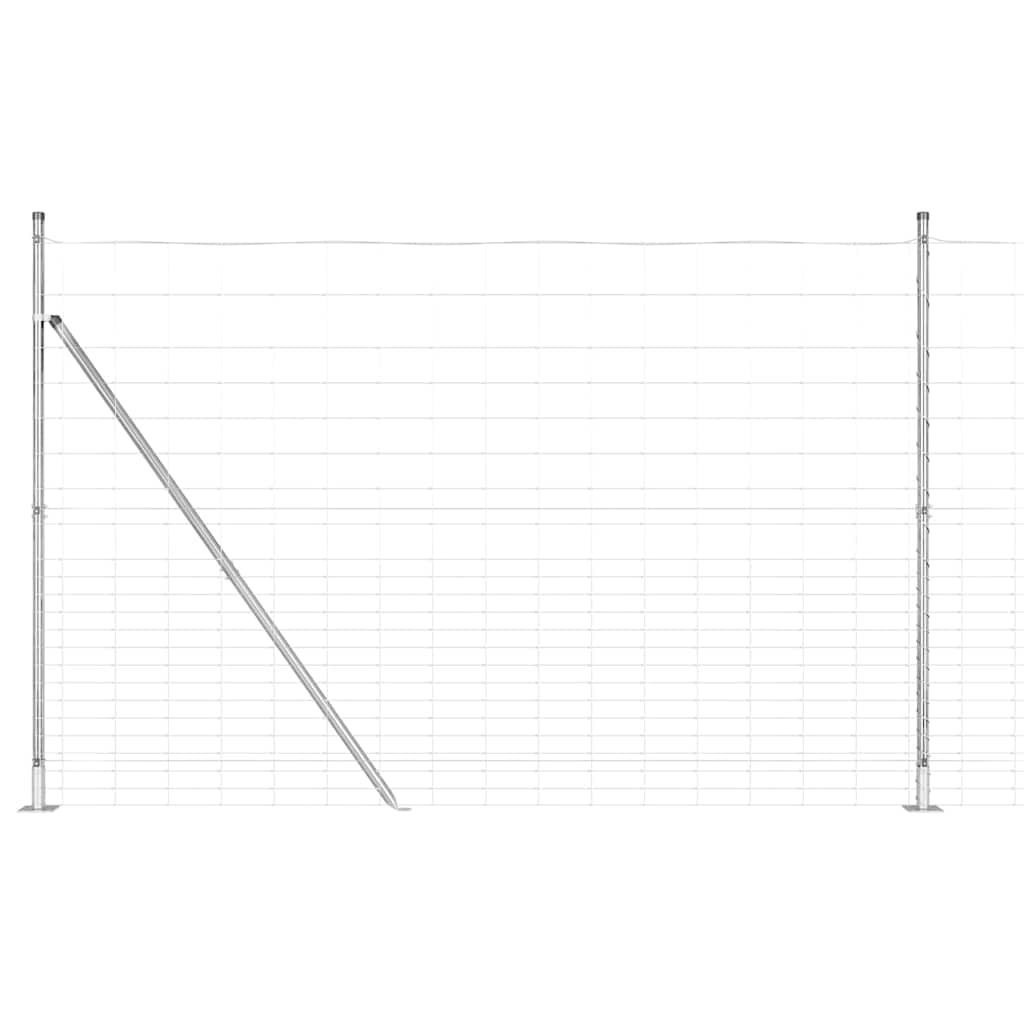 Hegesztett Drótháló Beton Alappal 25 x 1,6 m Horganyzott Acél