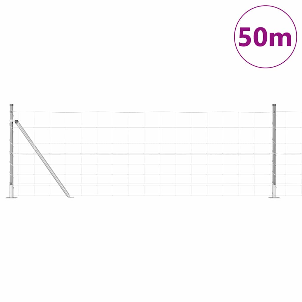 Hegesztett Drótháló Beton Alappal 50 x 0,8 m Horganyzott Acél