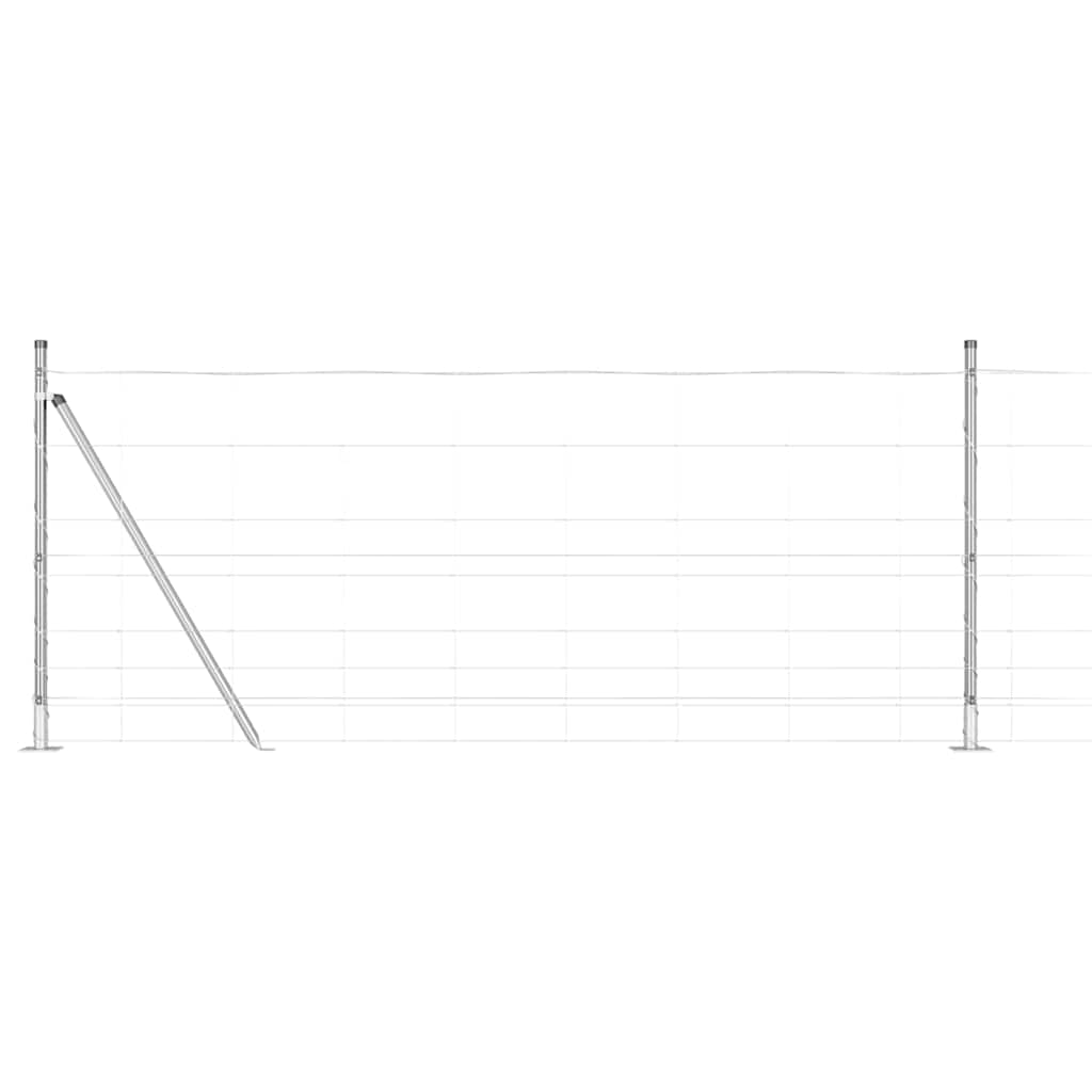 Hegesztett Drótháló Beton Alappal 50 x 1 m Horganyzott Acél