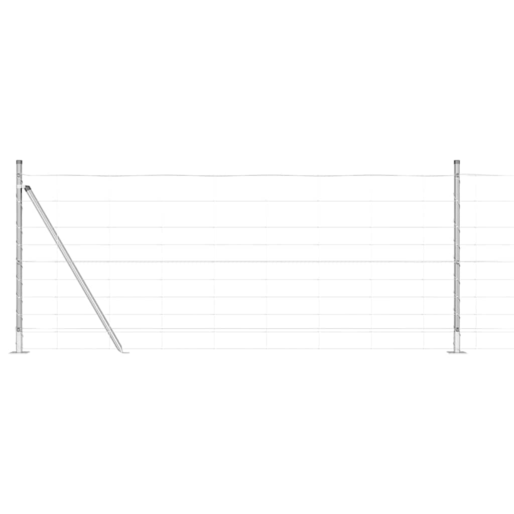 Hegesztett Drótháló Beton Alappal 50 x 1 m Horganyzott Acél