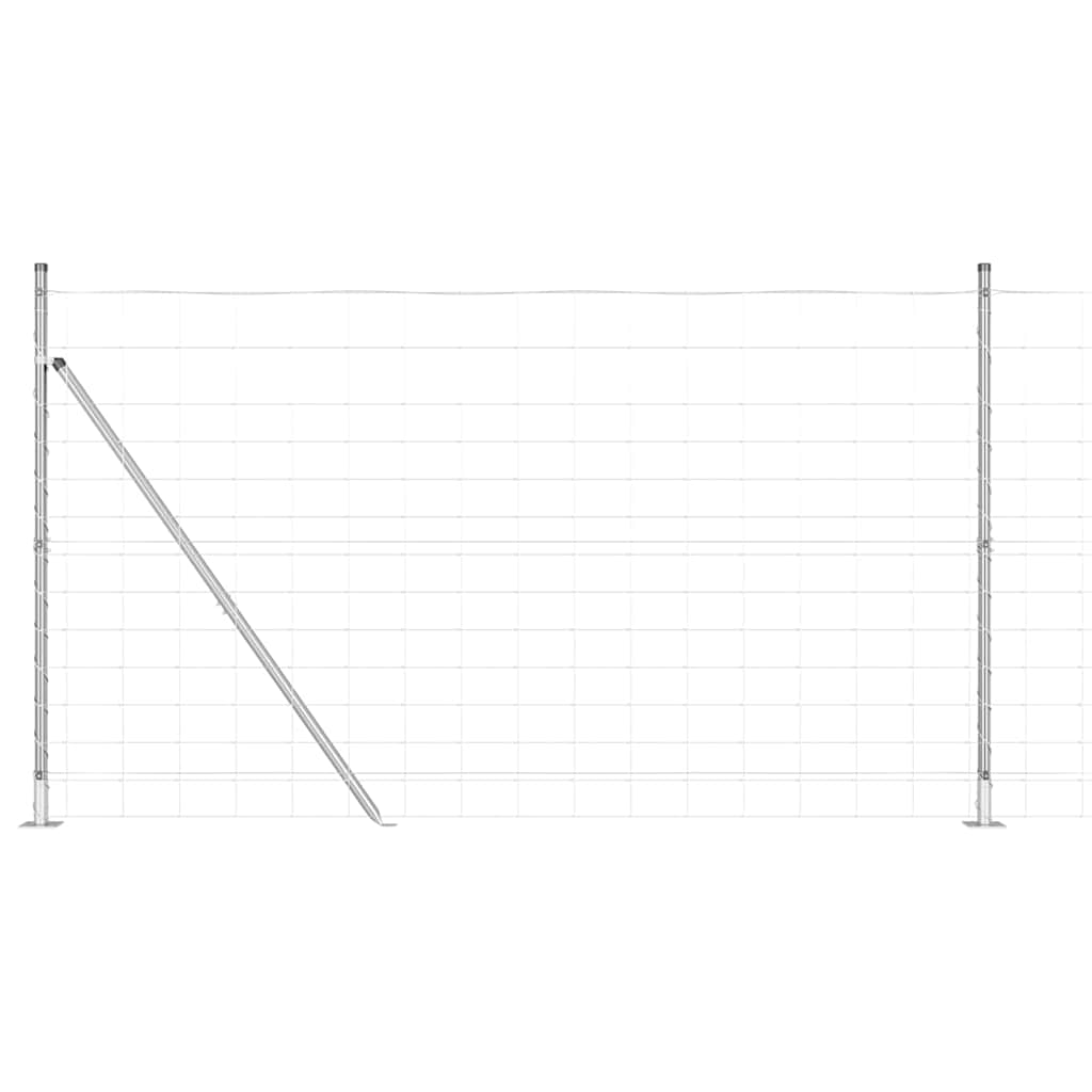 Hegesztett Drótháló Beton Alappal 50 x 1,4 m Horganyzott Acél