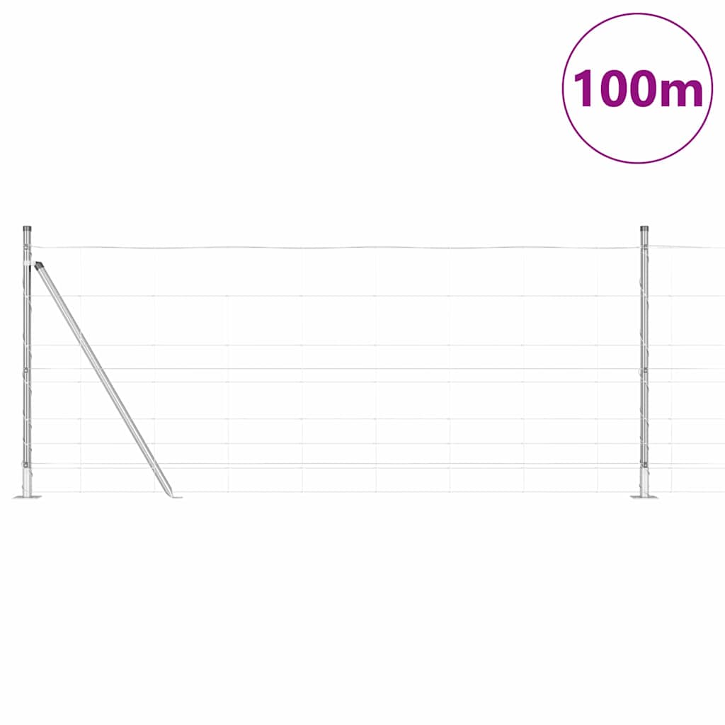 Hegesztett Drótháló Beton Alappal 100 x 1 m Horganyzott Acél