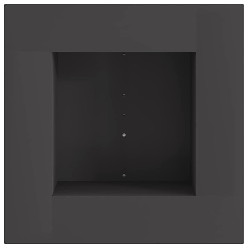 Tűzgyújtó Fekete 60 x 60 x 30 cm Időjárásálló acél