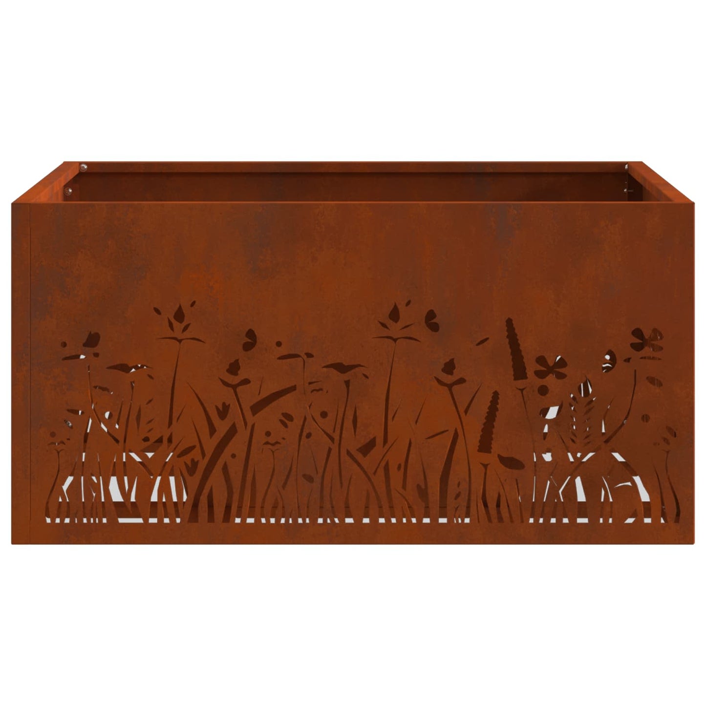 Tűzgyújtó tál Rozsdás 60 x 60 x 30 cm Időjárásálló acél