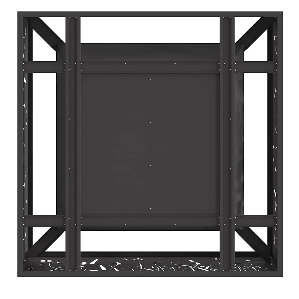 Tűzgyújtó tál Fekete 80 x 80 x 30 cm Időjárásálló acél