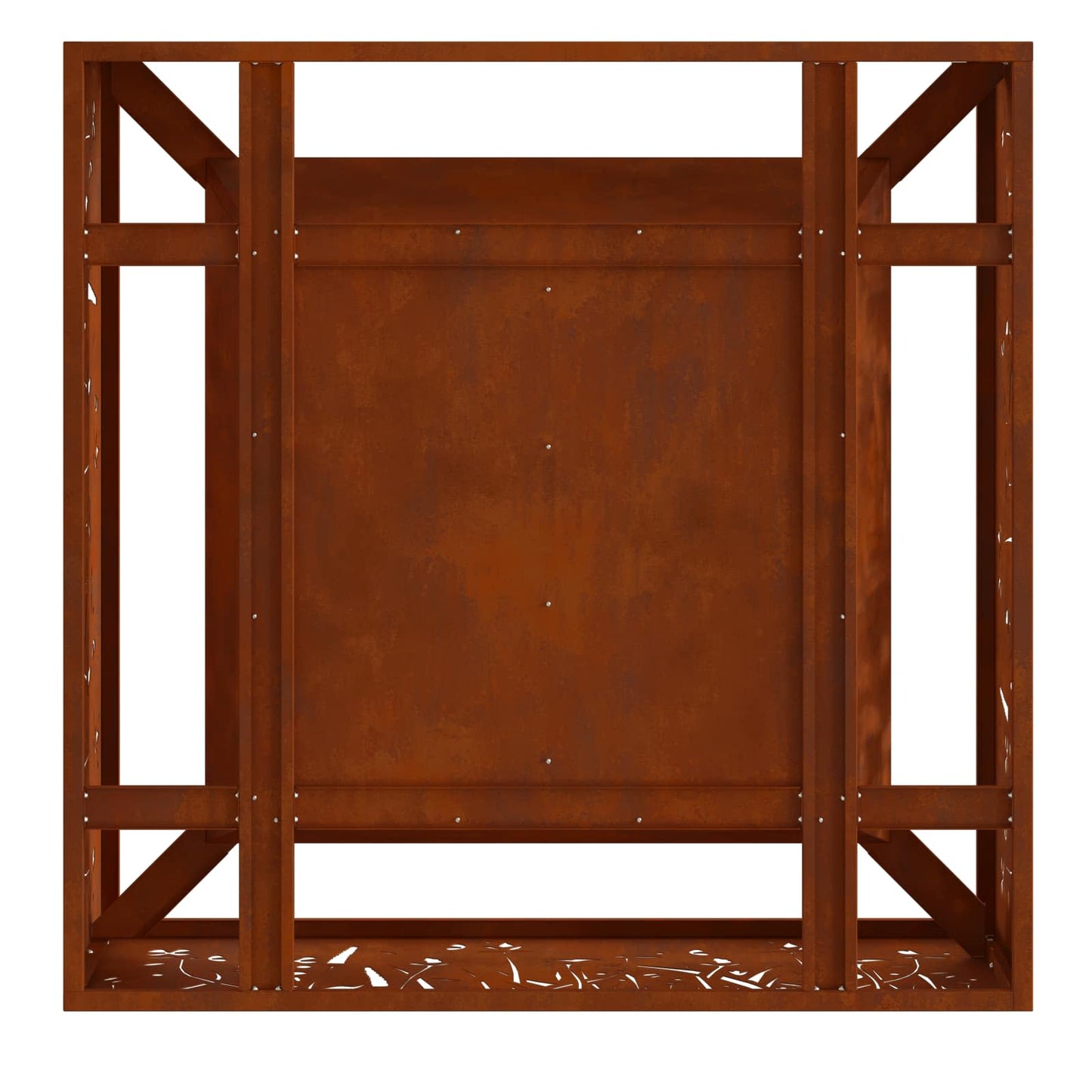 Tűzgyújtó tál Rozsdás 80 x 80 x 30 cm Időjárásálló acél
