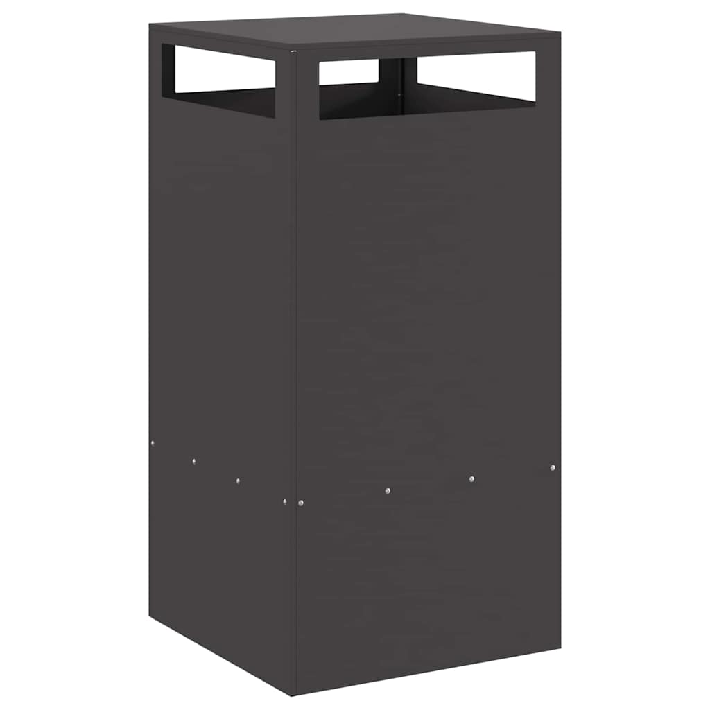 Tűzgyújtó tál Fekete 50 x 50 x 100 cm Időjárásálló acél