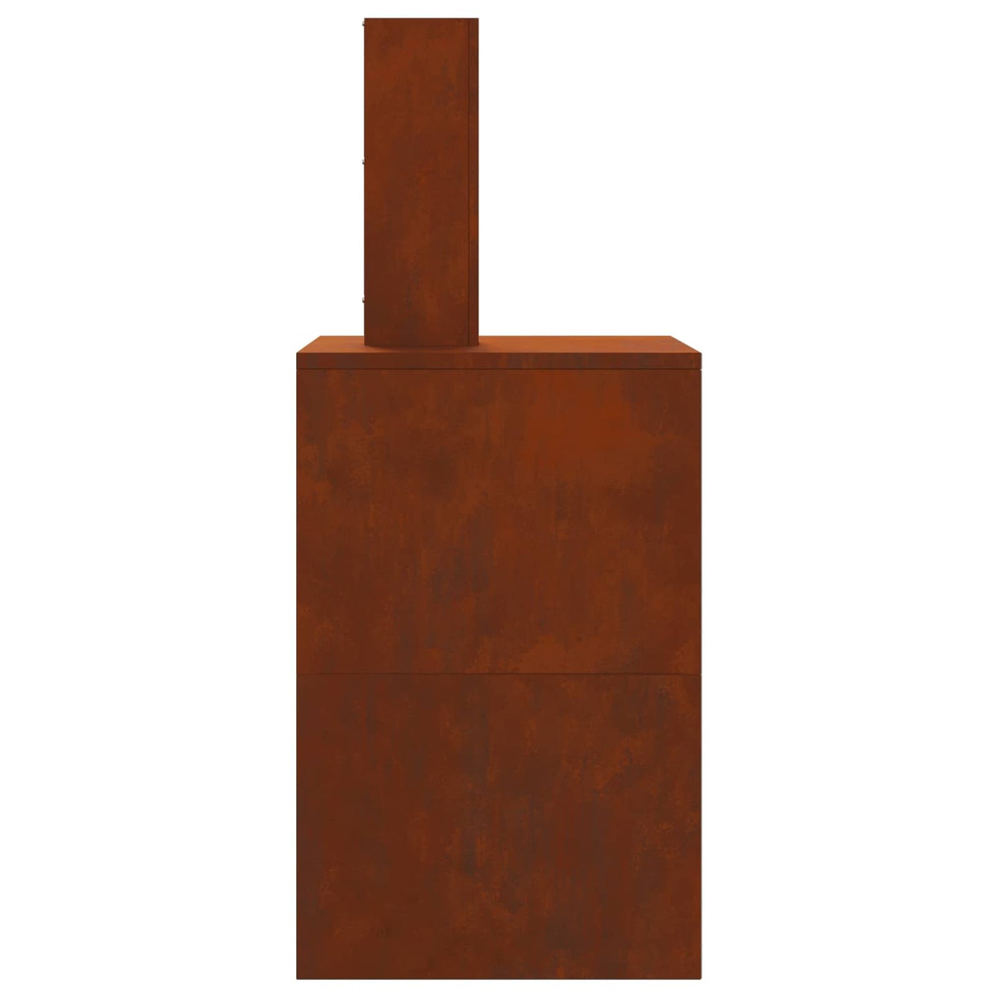 Tűzrakó Rozsdás 60 x 40 x 96 cm Időjárásálló acél
