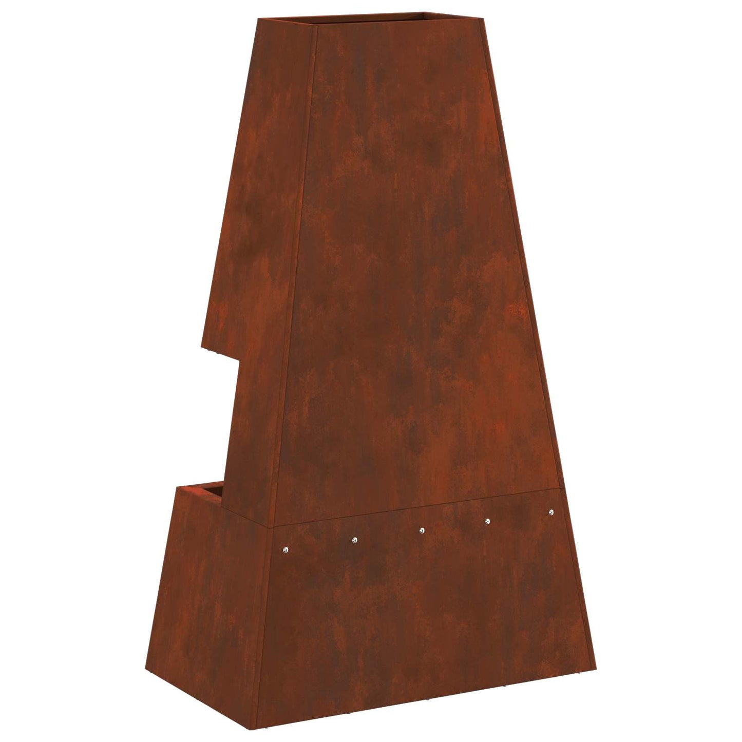 Tűzgyújtó tál Rozsdás 60 x 35 x 100 cm Időjárásálló acél