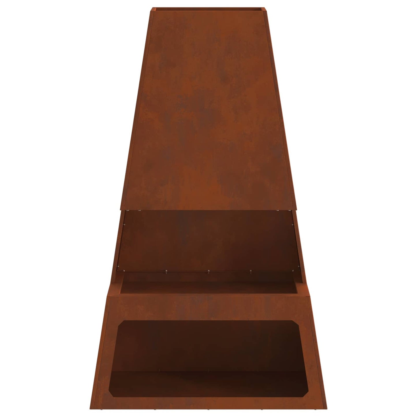 Tűzgyújtó tál Rozsdás 60 x 35 x 100 cm Időjárásálló acél