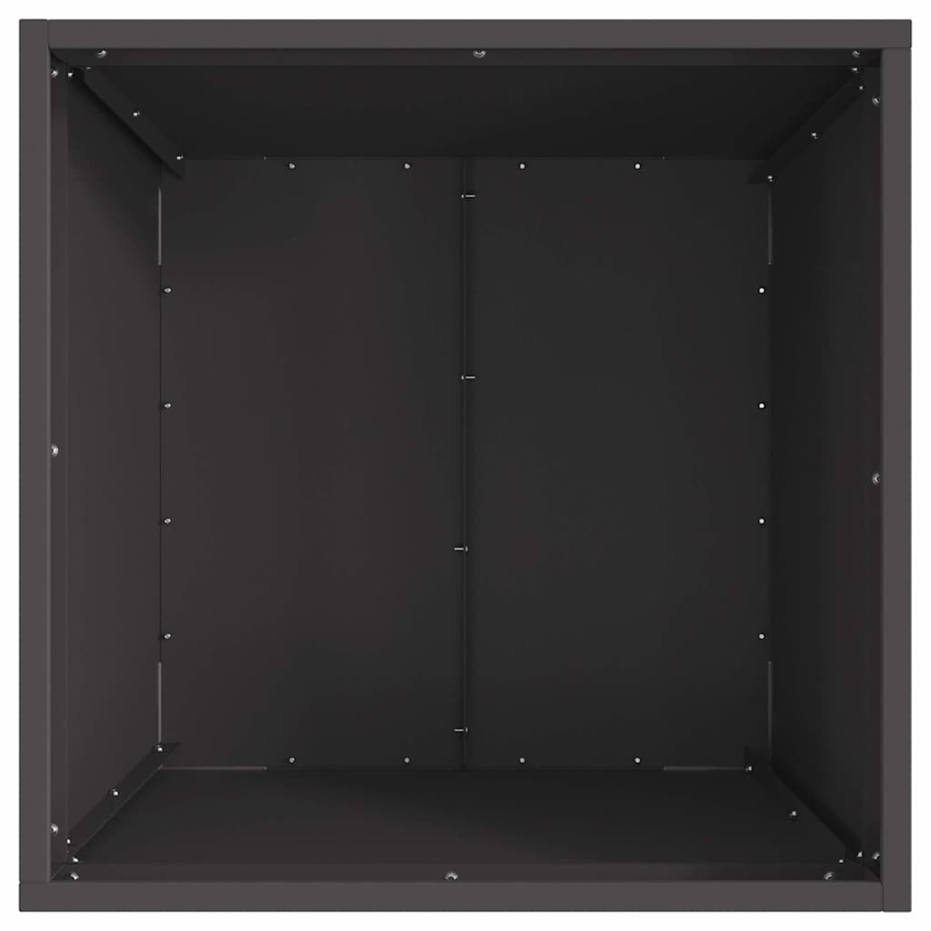 Tűzmedence Fekete 50 x 50 x 38 cm Időjárásálló acél