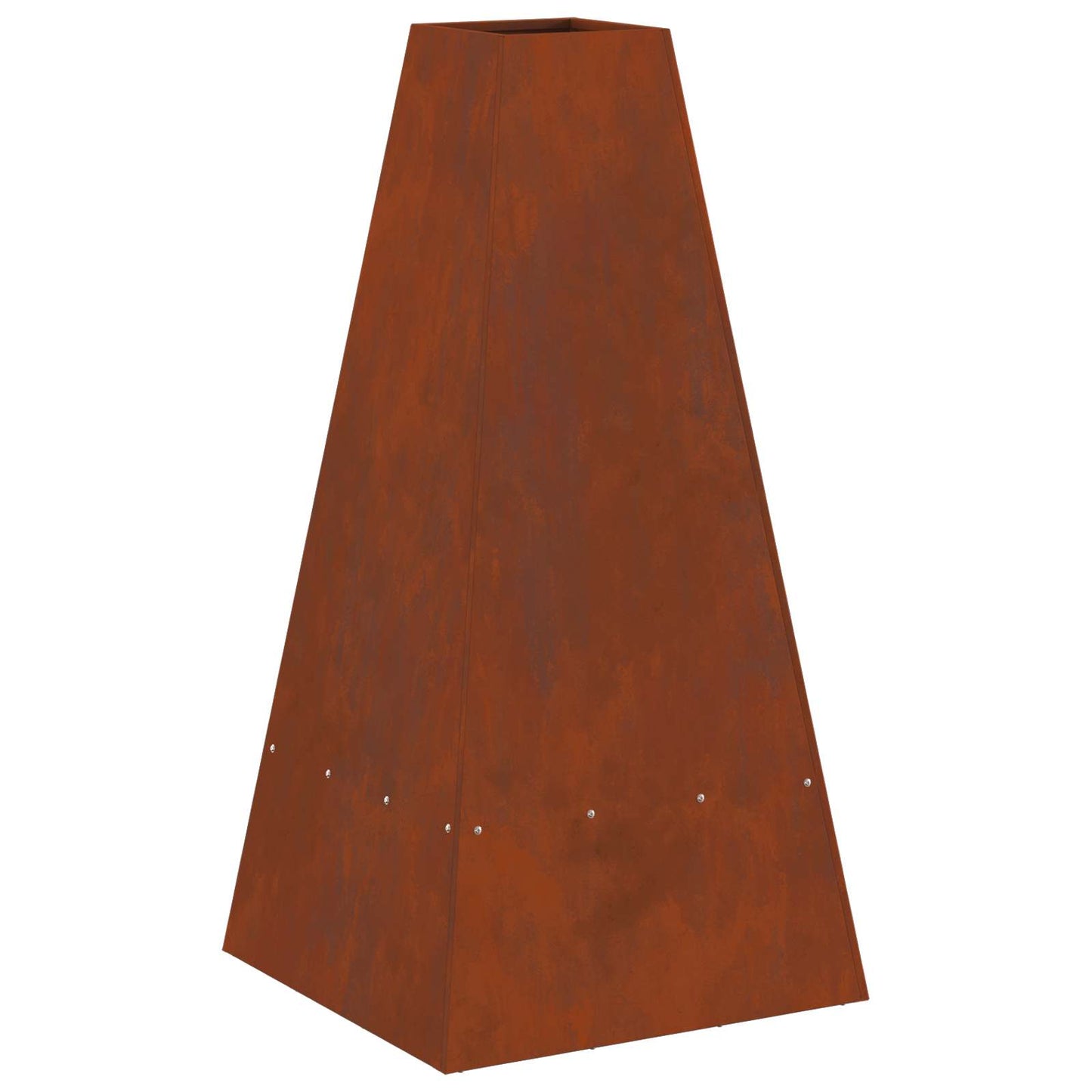 Tűzgyűrű Barna 50 x 50 x 100 cm Időjárásálló acél