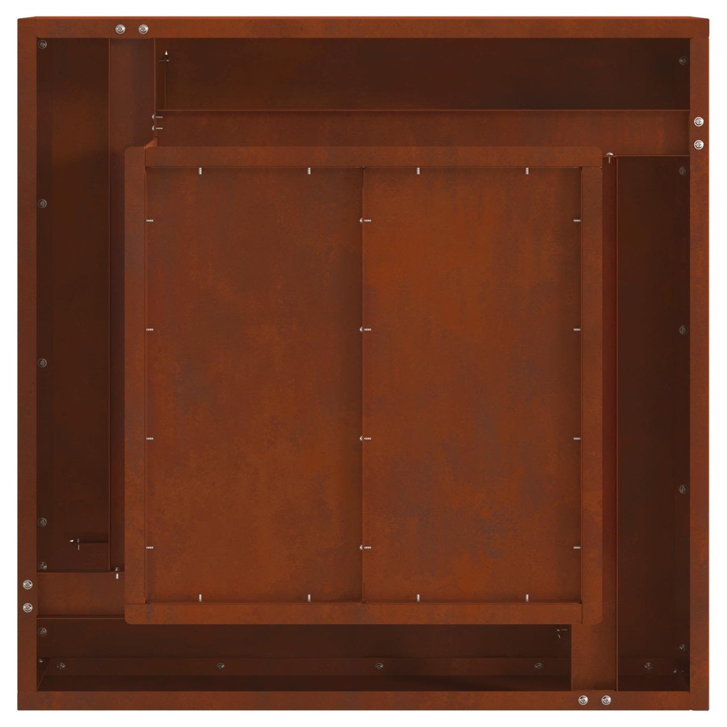 Tűzgyújtó tál Rozsdás 60 x 60 x 30 cm Időjárásálló acél